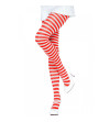 LEG AVENUE - COLLANTS  RAYURES BLANC/ROUGE