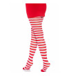 LEG AVENUE - COLLANTS  RAYURES BLANC/ROUGE