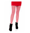 LEG AVENUE - COLLANTS  RAYURES BLANC/ROUGE