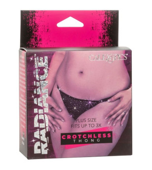 CALEXOTICS - RADIANCE STRING SANS CROCHET RHIN GRANDE TAILLE