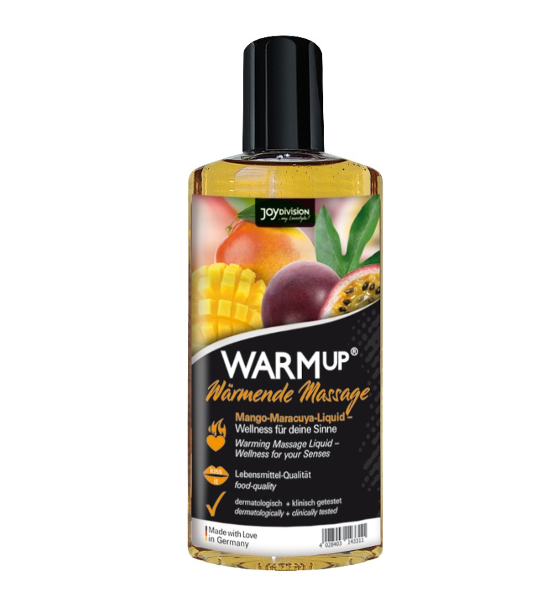 JOYDIVISION AQUAGLIDE - HUILE DE MASSAGE WARMUP MANGUE ET MARACUYA 150 ML