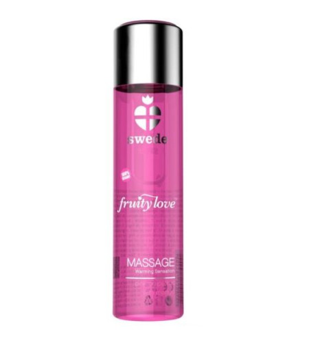 SWEDE - FRUITY LOVE EFFET CHAUFFANT HUILE DE MASSAGE PAMPLEMOUSSE ROSE À LA MANGUE 60 ML