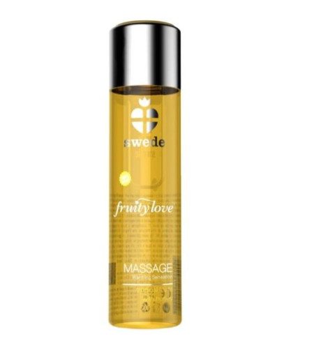 SWEDE - FRUITY LOVE EFFET RÉCHAUFFANT HUILE DE MASSAGE FRUITÉ TROPICALE AU MIEL 60 ML