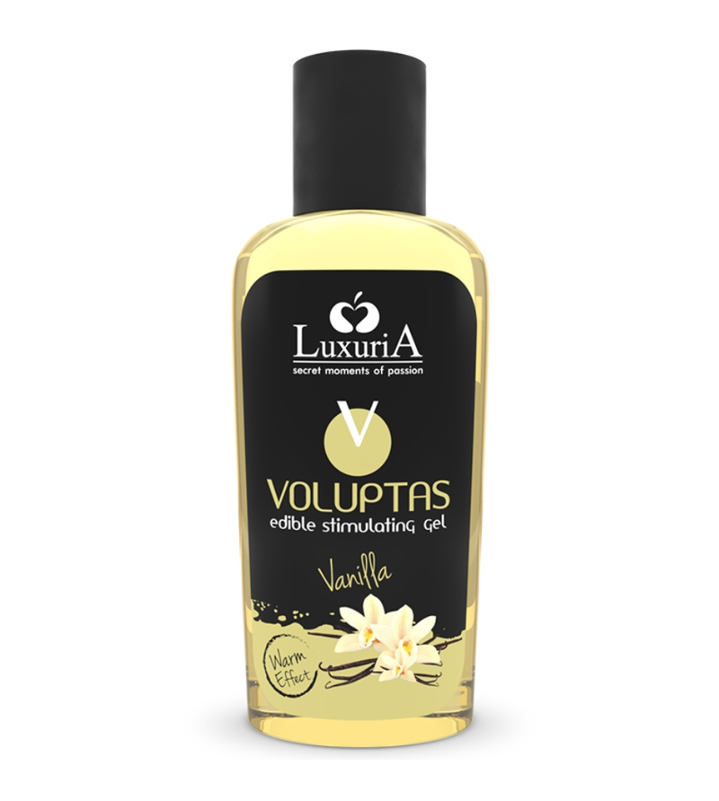 INTIMATELINE LUXURIA - VOLUPTAS GEL DE MASSAGE COMESTIBLE EFFET CHAUFFANT - VANILLE 100 ML