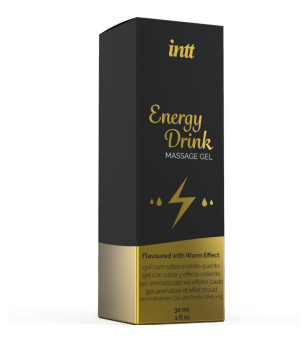 INTT MASSAGE  ORAL SEX - GEL DE MASSAGE A L''ENERGIE AROMATISEE CA BOISSON ET EFFET CHAUFFANT