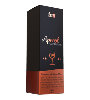 INTT MASSAGE  ORAL SEX - GEL DE MASSAGE APEROL EFFET CHALEUR INTENSE