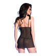 CHILIROSE - CR 4219 BABYDOLL  STRING SANS CROTCHLESS NOIR L/XL