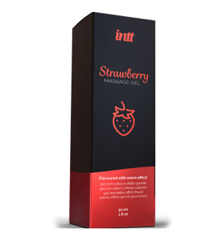 INTT MASSAGE  ORAL SEX - GEL DE MASSAGE EFFET CHAUD SAVEUR FRAISE