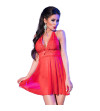 CHILIROSE - BABYDOLL CR 4011 ROUGE L/XL