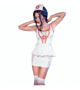 CHILIROSE - CR 4160 COSTUME DINFIRMIÈRE HAUT ET JUPE L/XL