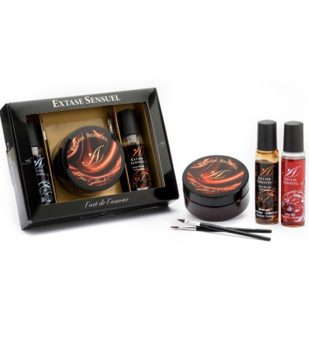 EXTASE SENSUAL - KIT COFFRE EN CHOCOLAT APHRODISIAQUE