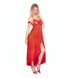 CHILIROSE - CR 3716 BABYDOLL LONGUE ROSE L/XL