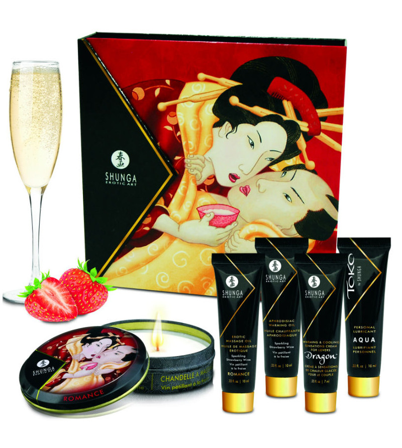 SHUNGA - KIT SECRET GEISHA FRAISES ET CAVA