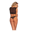 LIVCO CORSETTI FASHION - TIMOSAN LC 90631 SOUTIEN-GORGE + CULOTTE NOIR L/XL