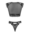 LIVCO CORSETTI FASHION - TIMOSAN LC 90631 SOUTIEN-GORGE + CULOTTE NOIR L/XL