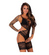 LIVCO CORSETTI FASHION - BODY HAWAIN LC 90665 NOIR L/XL