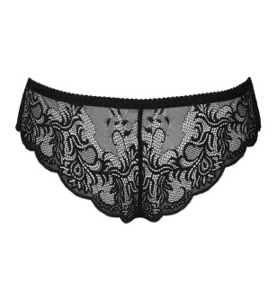 LIVCO CORSETTI FASHION - LOVE STORY LC 90679 CULOTTE CROTCHLESS NOIR L/XL