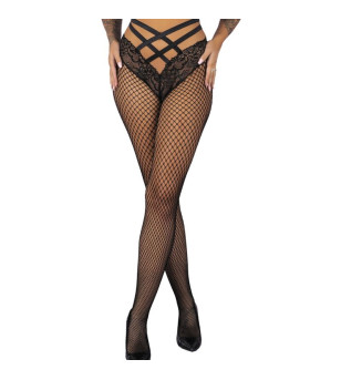 LIVCO CORSETTI FASHION - COLLANT FAXANDRA LC90742 NOIR L/XL