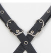 SUBBLIME - HARNAIS AVEC SANGLES ET CHAÎNE DÉTAILS TAILLE UNIQUE