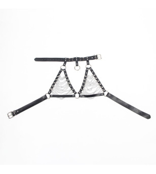 SUBBLIME - SOUTIEN-GORGE HARNAIS ET COLLIER AVEC CHAÎNE S TAILLE UNIQUE