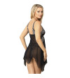 SUBBLIME - BABYDOLL TISSU TULLE POITRINE DENTELLE L/XL