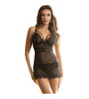 SUBBLIME - BABYDOLL  BRETELLES EN DENTELLE RÉGLABLES NOIR L/XL