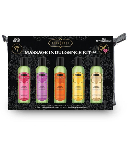 KAMASUTRA - KIT HUILE DE MASSAGE INDULGENCE