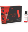 INTT RELEASES - KIT DOUBLE FUN AVEC BULLET VIBRANT ET GEL DE MASSAGE À LA FRAISE