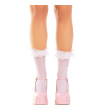 LEG AVENUE - CHAUSSETTES À VOLANTS BLANCS
