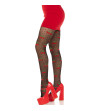 LEG AVENUE - BAS TAUPES CERISE NOIRE