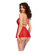 CHILIROSE - CR 4720 BABYDOLL  STRING ROUGE XL