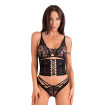 LIVCO CORSETTI FASHION - CINEX ATLANTIN LC 90704 ENSEMBLE TROIS PIÈCES NOIR L/XL