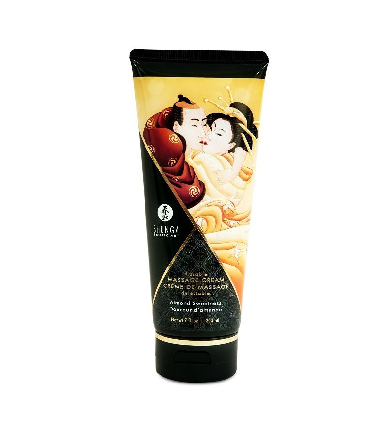 SHUNGA - CRÈME DE MASSAGE AUX AMANDES DOUCES 200 ML