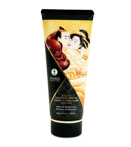 SHUNGA - CRÈME DE MASSAGE AUX AMANDES DOUCES 200 ML