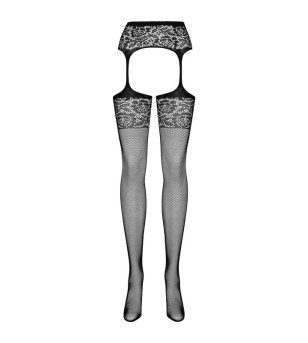 OBSESSIVE - S500 COLLANTS PORTE JARRETELLES NOIRE S/M/L