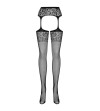 OBSESSIVE - S500 COLLANTS PORTE JARRETELLES NOIRE S/M/L