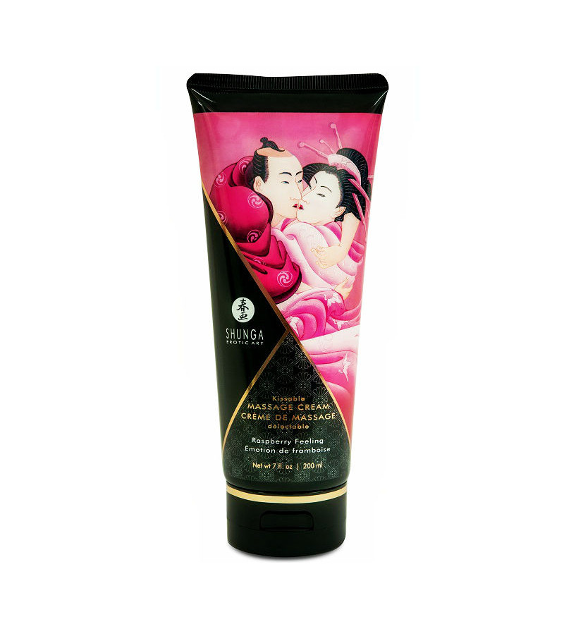 SHUNGA - CRÈME DE MASSAGE FRAMBOISE 200 ML