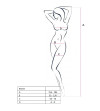 PASSION - FEMME BS019 BODYSTOCKING BLANC TAILLE UNIQUE