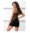 PASSION - FEMME CHEMISE LUMIA NOIR TAILLE L/XL