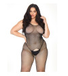 LEG AVENUE - BODYSTOCKING EN FILET CRISTALLISÉ 1X-2X