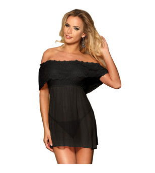 SUBBLIME - DRESSES ROBE COURTE SUBBLIME + STRING NOIR L / XL