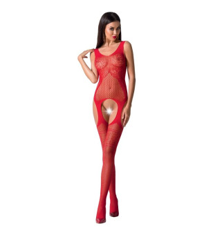 PASSION - FEMME BS061 BODYSTOCKING BLANC TAILLE UNIQUE