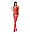 PASSION - FEMME BS061 BODYSTOCKING BLANC TAILLE UNIQUE