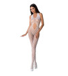 PASSION - FEMME BS065 BODYSTOCKING BLANC TAILLE UNIQUE