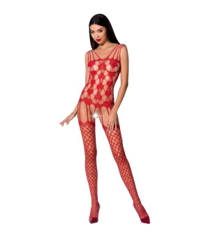 PASSION - FEMME BS067 BODYSTOCKING BLANC TAILLE UNIQUE