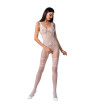 PASSION - FEMME BS069 BODYSTOCKING BLANC TAILLE UNIQUE