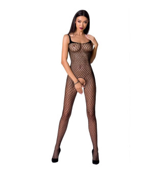 PASSION - FEMME BS071 BODYSTOCKING BLANC TAILLE UNIQUE