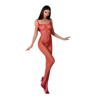 PASSION - FEMME BS071 BODYSTOCKING BLANC TAILLE UNIQUE