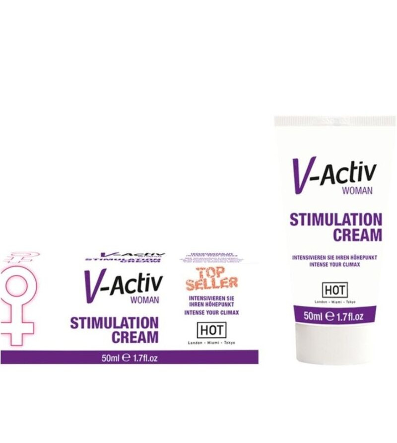 HOT - CRÈME DE STIMULATION V-ACTIV FEMME 50ML