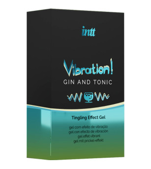 INTT - GEL VIBRATEUR LIQUIDE PUISSANT STIMULANT INTIME GIN  TONIC 15ML